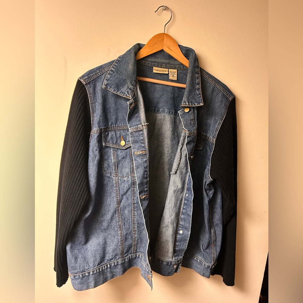 3x Analogy Sweater Jean Jacket